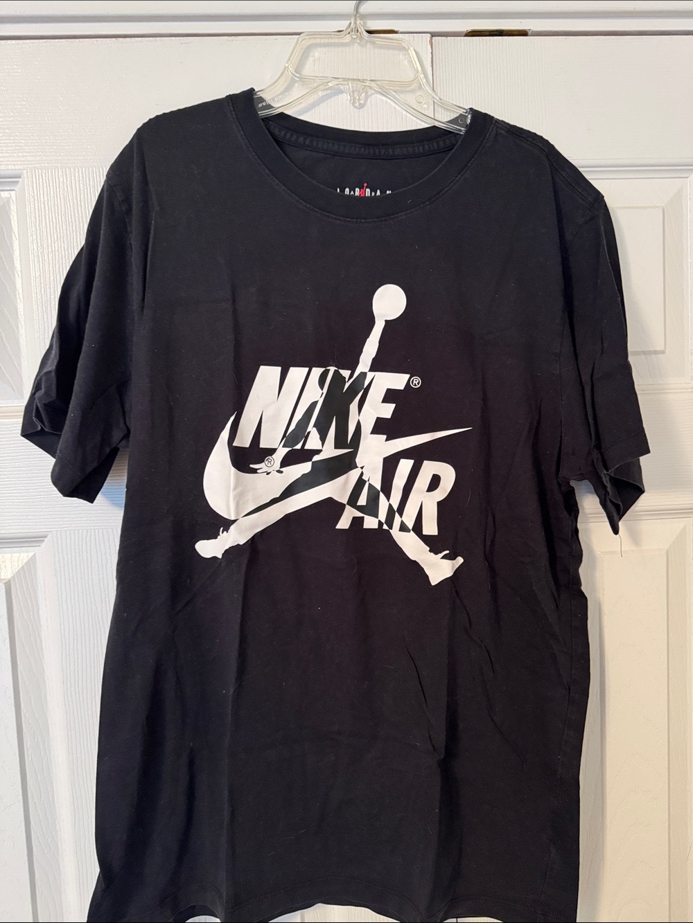 Nike Black T-Shirt with White Air Logo